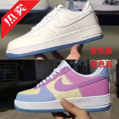 Venda quente de porcelana azul e branca mudança quente sapatos de tabuleiro homens e mulheres, sentido leve bonito sapatos brancos, estudantes sapatos de skate casuais, explosivo frete grátis