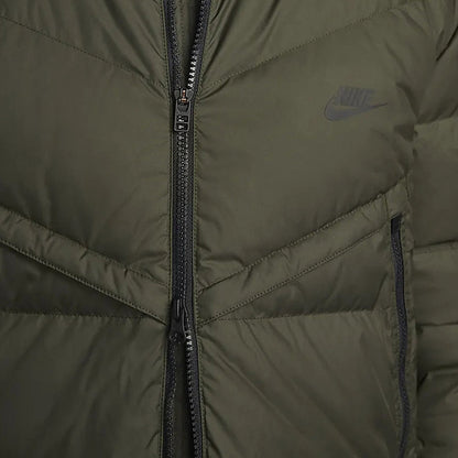 NIKE men's winter mid-length hooded thermal jacket jacket casual down jacket DV1134-355-010