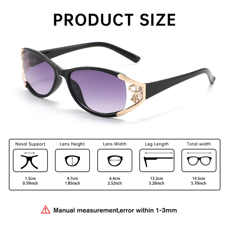 Metal hollow sunglasses, 2025 new women's premium sunglasses, unique hot girl disco fashion sunglasses