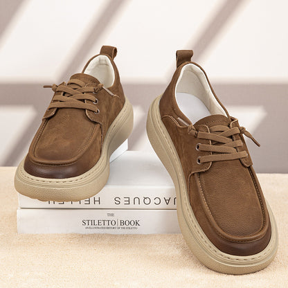 2025 New Men's Shoes Breathable Sports and Leisure Shoes Men's Pedal Trendy Shoes Fashionable Soft Sole Lightweight Board Shoes Cross-border