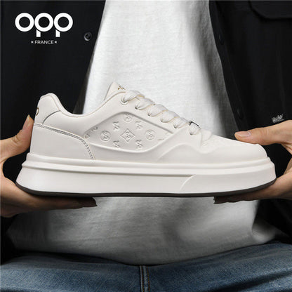 OPP casual board shoes men's spring 2026 new sporty, comfortable and versatile, light luxury, high-end casual white tide shoes