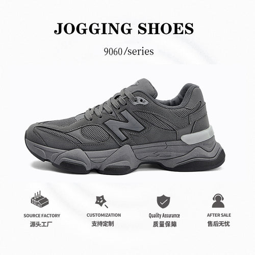 Primavera e outono New Balance Cool Run Altura Clássica Engrossando Sapatos Papai 9060 Casual Tendência Versátil Casual Tênis Masculino