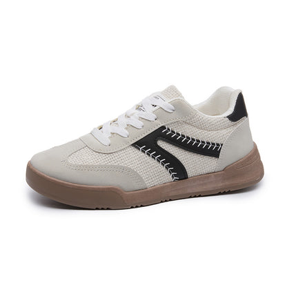 Cross-border shoes, men's shoes, summer breathable moral training shoes, men's and women's versatile casual shoes, vintage white shoes, sneakers
