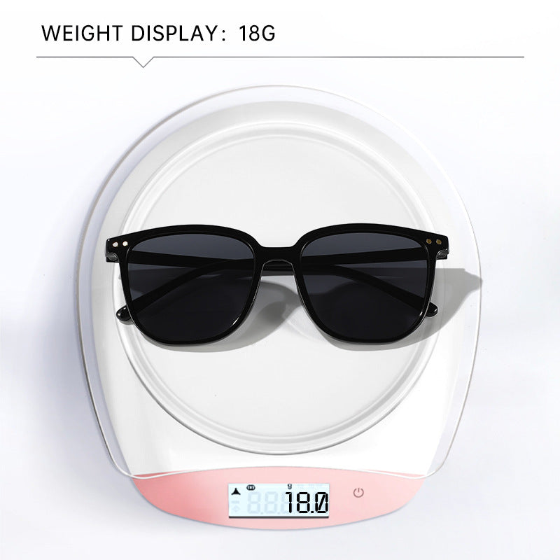 Fashionable large square frame sunglasses 2025 cross-border hot-selling personalized Mi Ting sunglasses high-end sunglasses with a high sense of sunscreen