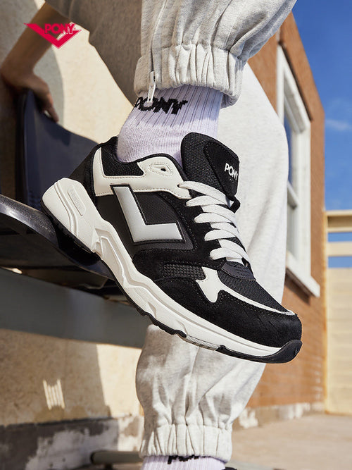 pony men's and women's shoes spring new cushioning breathable sports casual shoes running dad shoes 241U1MJ02BK