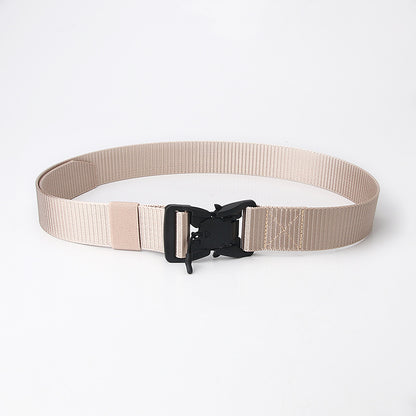 Factory Direct Outdoor Buckle Tactical Belt Men's Casual Belt Fashionable Casual Multifunctional Nylon Belt