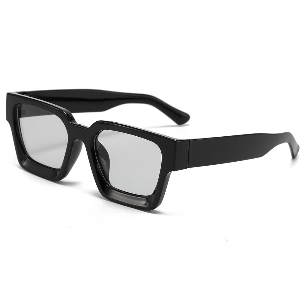 Classic square frame sunglasses 2025 cross-border hot sale wholesale full frame sunscreen men's and women's high-end face small sunglasses