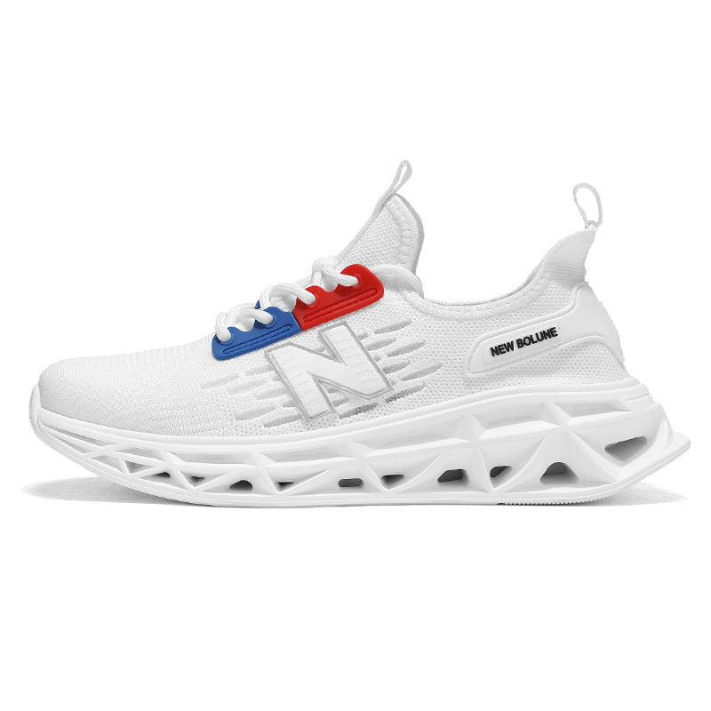 Primavera e outono New Balance Cool Running Shoes 2025 Summer Trend Mesh Running Shoes Shock Absorption Running Shoes Tênis Masculino