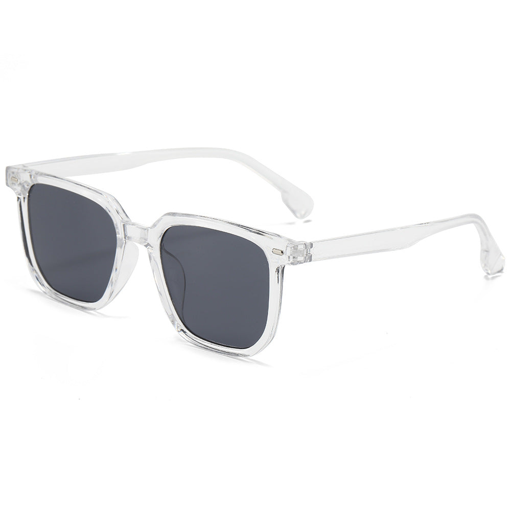 Simple polygonal rice nail sunglasses 2025 new cross-border personality men and women driving beach square sunglasses on behalf of the distribution