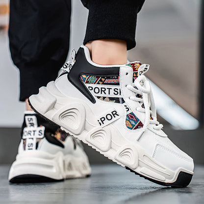 2026 Men's Spring Trend Student Thick-Soled Workwear Martin Boots Niche Original Sports Shoes High-Top Dad Trendy Shoes