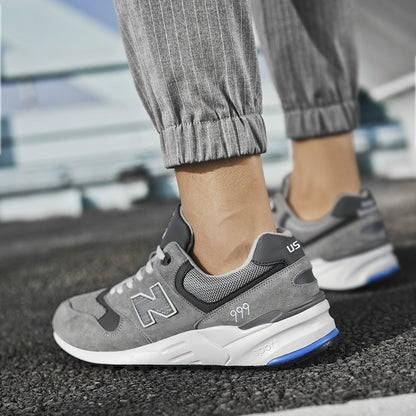 Primavera e outono New Balance Cool Running Couro Tênis Masculino e Feminino N Word 999 Casal Casual Running Shoes Sapatos Femininos Atacado
