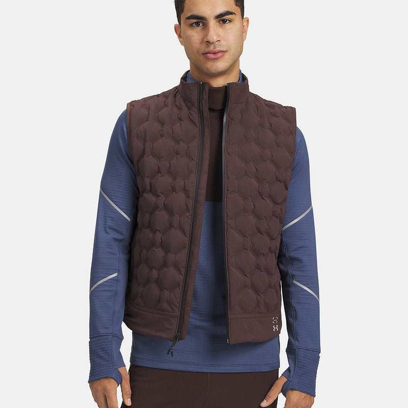 UA Under Armour Fall Winter Men's Halo Lightweight Athleisure Warm Down Vest Vest 6009295-246