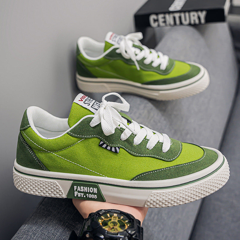 New men's canvas shoes, 2026 spring new casual versatile canvas shoes, breathable trendy fashionable youth shoes