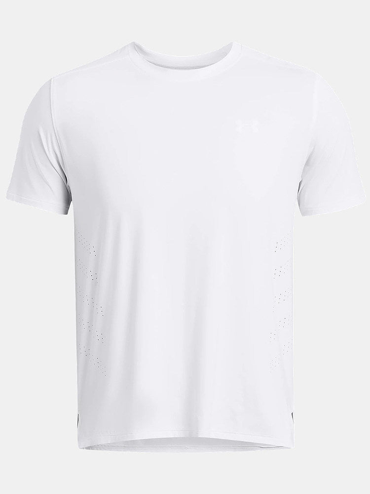 Under Armour UA Men's Launch Elite Rapid Dry Running Training Sport Short Sleeve T-Shirt - 1382648-100