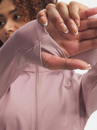 Under Armour Jacket Women's Fall Winter Meridian Knit Training Sports Half Zip Jacket 6003993-673