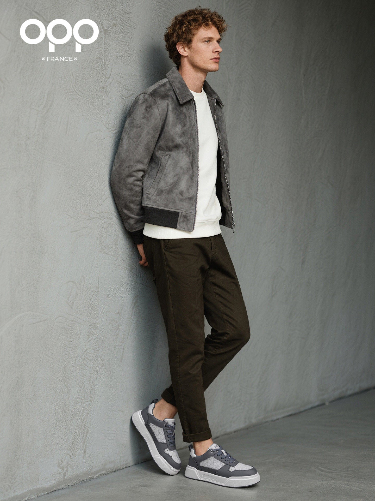 OPP spring new flat casual board shoes men's color-blocking fashion classic sports casual shoes thick-soled heightening men's shoes