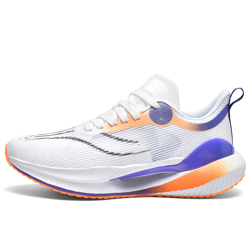 Moda explosiva amortecimento casual tênis leve e respirável masculino bordado na moda sapatos de corrida de alto valor tênis de corrida versáteis atacado