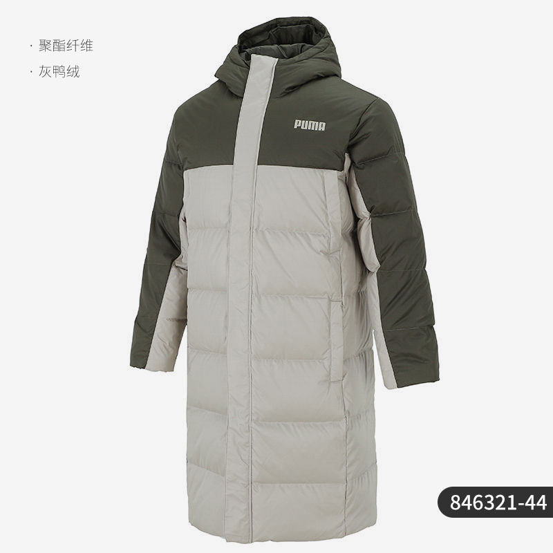 Puma official genuine new men's mid-length warm down jacket of the season 846321-01
