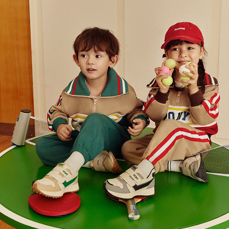 PONY Autumn New Classic Running Shoes Black Grey Casual Sneakers 233K1SO52BK