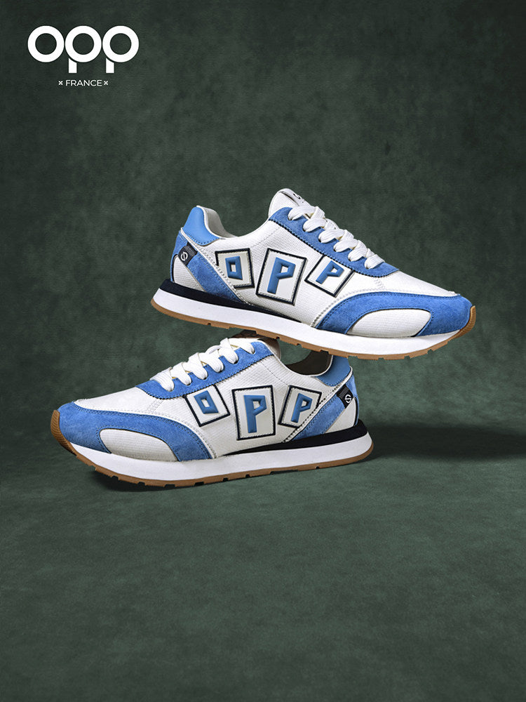 OPP Men's Shoes Spring 2026 New Niche Original Light Luxury Versatile Leather Forrest Gump Shoes Men's Casual Sneakers