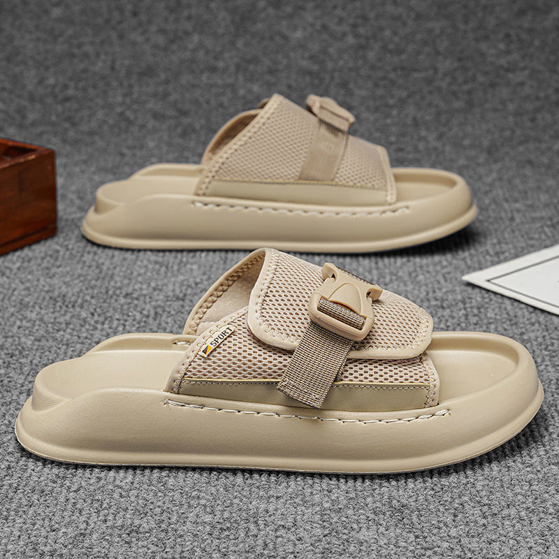 2026 Summer New Men's Baidu Sandals Classic Color Edition Men's Shoes, Youth Daily Casual Home Men's Slippers