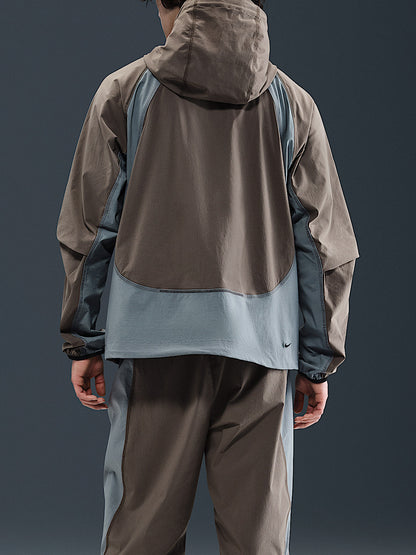 Nike Official Nike Genuine Dri-FIT Men's Woven Hooded Panelled Sports Jacket IH8462-289