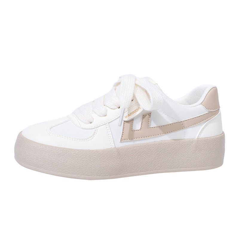 Pull-back shoes, couples, lightweight and energetic, retro German training shoes, rounded casual platform shoes, men's and women's shoes