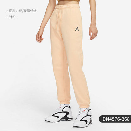 Nike official genuine JORDAN women's knitted loose sweatpants of the season DN4576-268