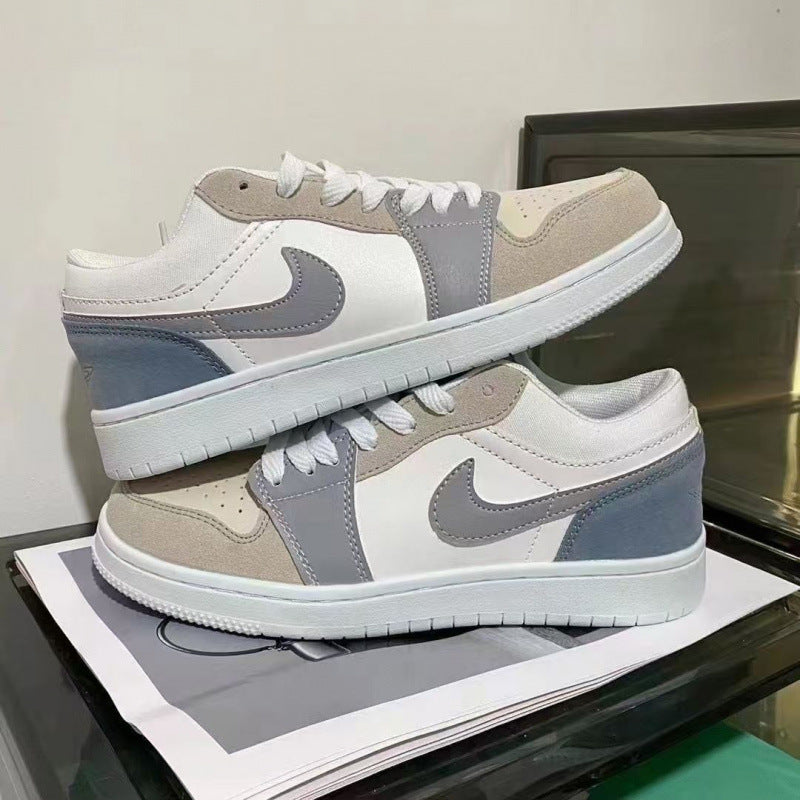 Novo Pure Raw Soot Low Top Basketball Shoes Casal Versátil Retro Casual Shoes Tênis Masculino