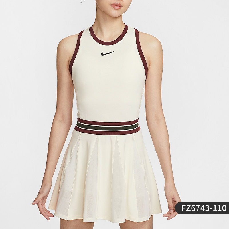 Nike Official Genuine Dri-FIT Women's Tennis Sports Training Breathable Dress FZ6743-110
