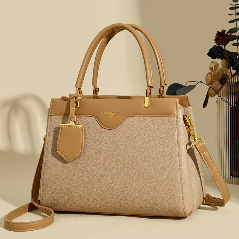 Bolsa de mão Novo modelo minimalista versátil Bolsa de mão feminina Grande capacidade elegante uso diário para o dia a dia Bolsa de ombro pode ser usada transversalmente