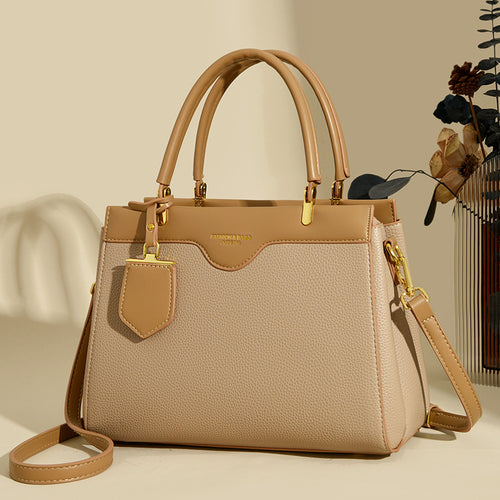 Bolsa de mão Novo modelo minimalista versátil Bolsa de mão feminina Grande capacidade elegante uso diário para o dia a dia Bolsa de ombro pode ser usada transversalmente