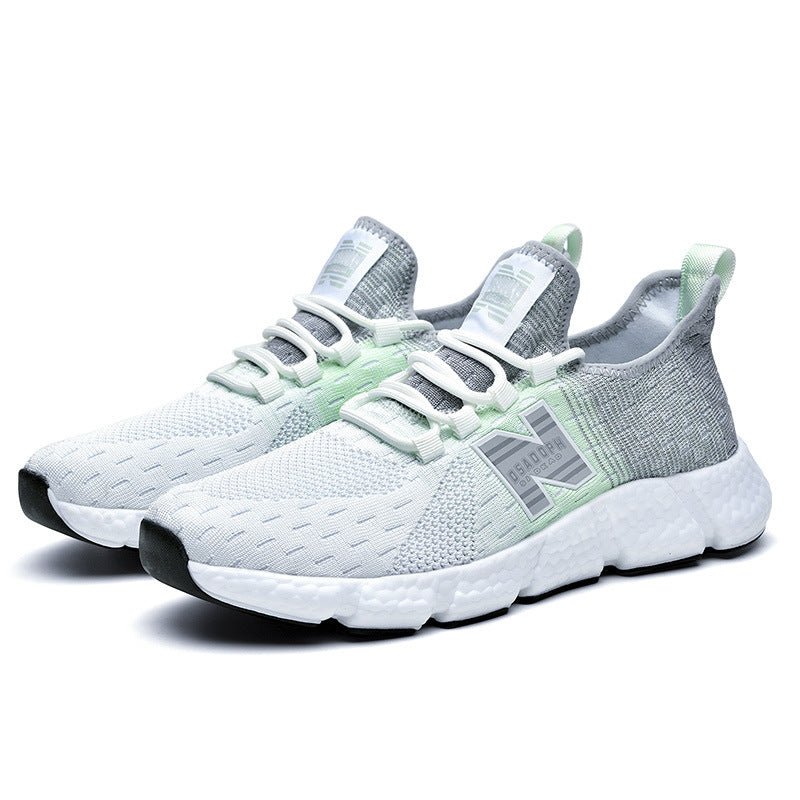 Tênis de Corrida Leve e Confortável New Balance Cool Running Unissex para Casal, Sola Macia Personalizada, Primavera/Outono, Esportivo e Respirável