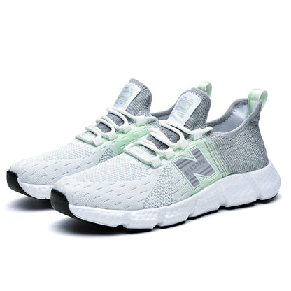 Tênis de Corrida Leve e Confortável New Balance Cool Running Unissex para Casal, Sola Macia Personalizada, Primavera/Outono, Esportivo e Respirável