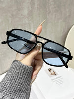 Black frame blue