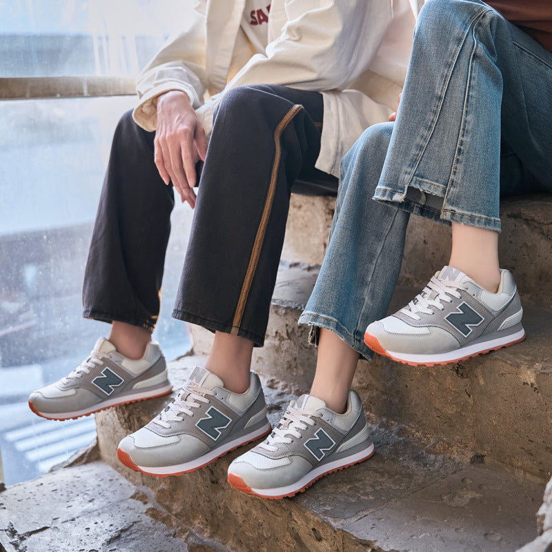 Primavera e outono New Balance Cool Run 2025 novo esquema de cores simples explosivo casual versátil casal tênis de corrida mulheres