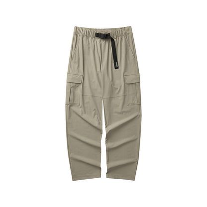 Skechers Summer New Men's Mountain Outdoor Simple and Versatile Casual Woven Pants L124M053 01NC