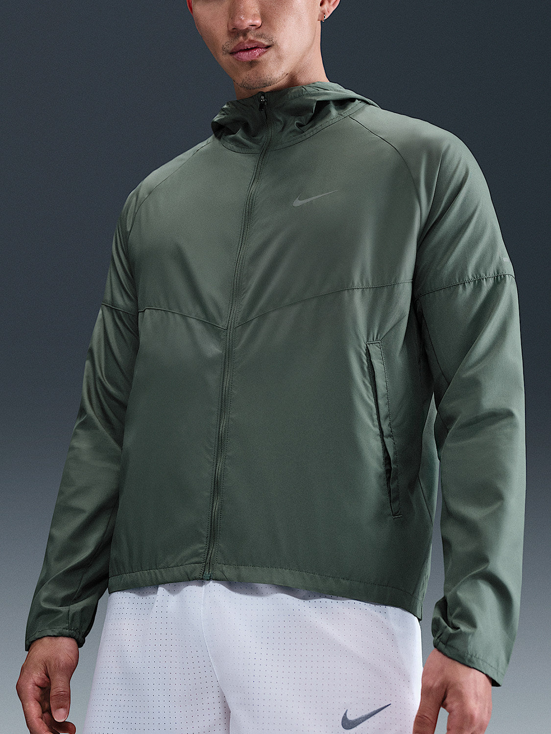 Nike Official Genuine Repel Miler Men's Running Woven Hooded Jacket DD4747-364