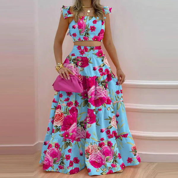 Spring 2025 Amazon European and American commuter trendy sexy suspender skirt fashion casual suit - view 2 | Ciaura