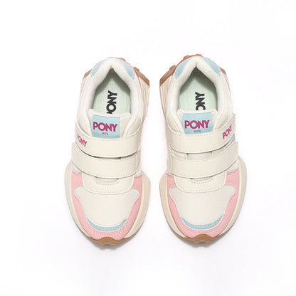 PONY Boys and Girls Autumn New Classic Running Shoes Pink Grey Casual Sneakers 233K1SO52PK
