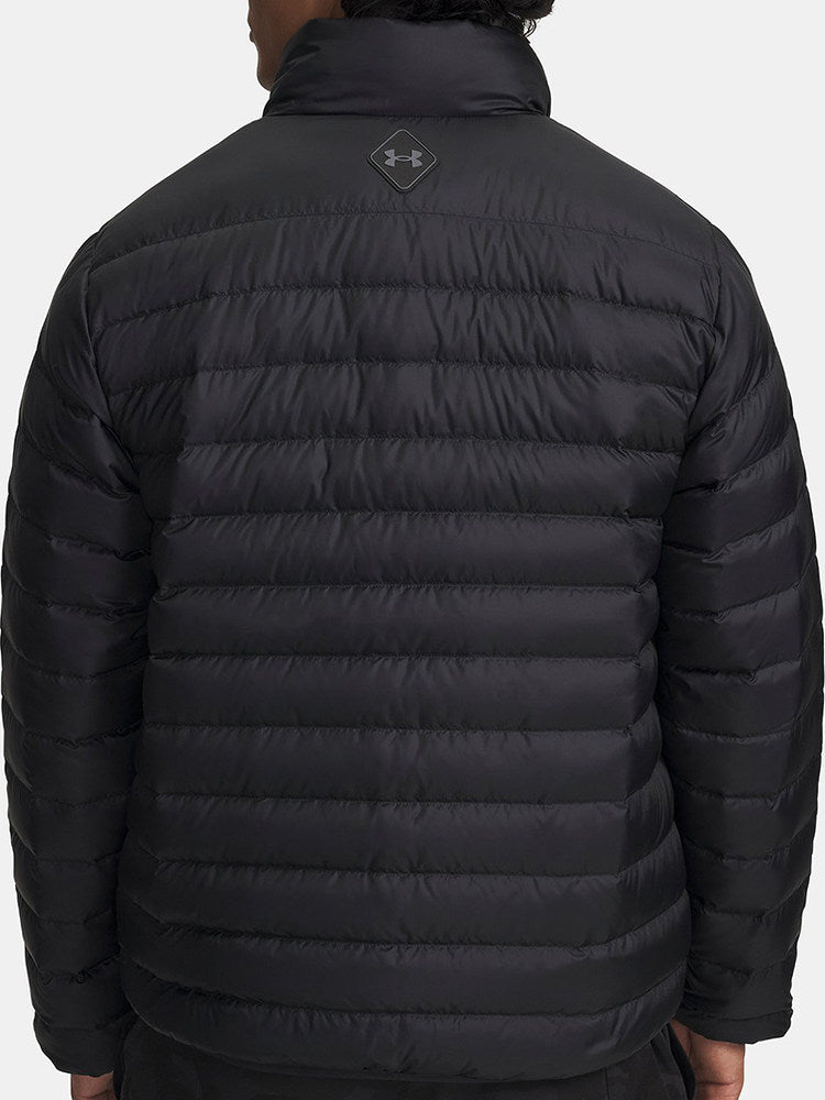 UA Under Armour Winter Men's Water Repellent Lightweight Casual Sports Short Black Down Jacket 6007130-001