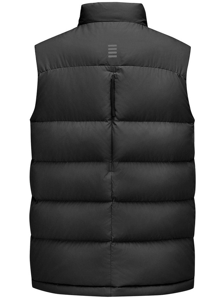 Colete de penas para homem Skechers, coleção outono/inverno 2025, modelo casual e quente, em tecido entrançado. P425M013