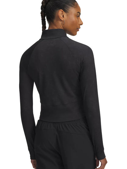 Under Armour Jacket Women's Autumn-Winter Meridian Athleisure Full Zip Cropped Jacket 6007093-001