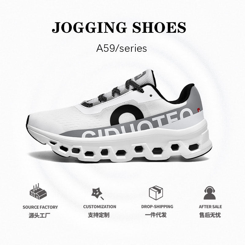 Sapatos de corrida de malha de mosca da primavera, tênis, capota baixa de verão, leves, respiráveis, acolchoados, sapatos modernos, sapatos de corrida casuais do pai