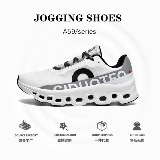 Sapatos de corrida de malha de mosca da primavera, tênis, capota baixa de verão, leves, respiráveis, acolchoados, sapatos modernos, sapatos de corrida casuais do pai