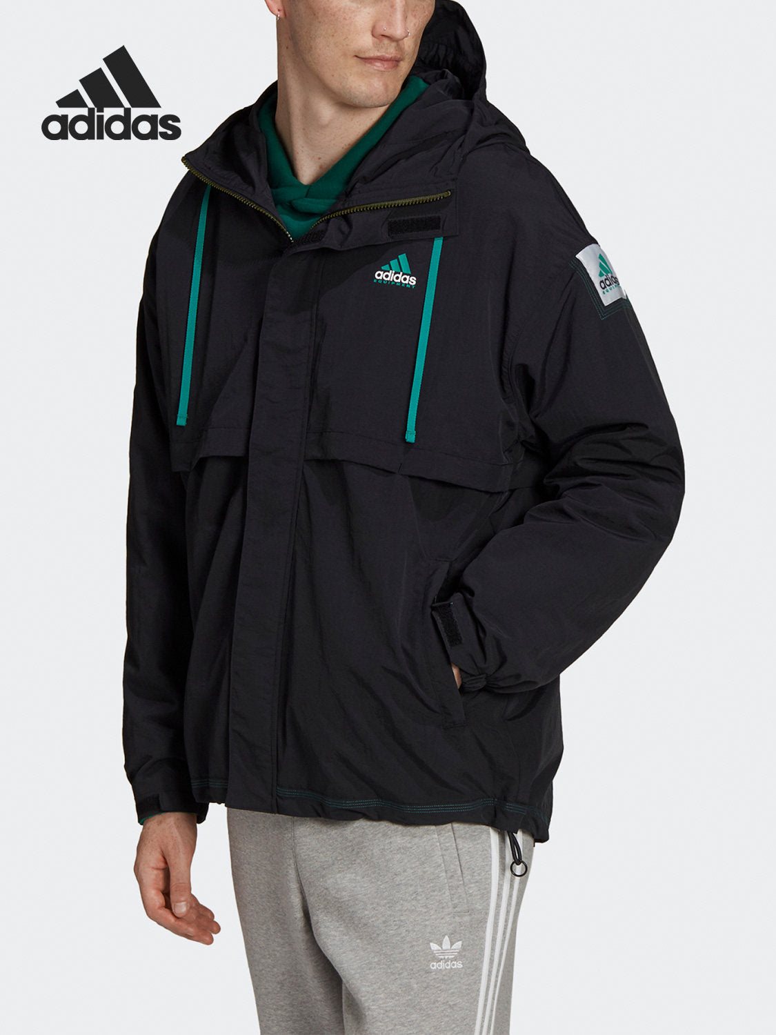 Adidas Official Clover EQT WINDBREAKER Men's Jacket HG8100