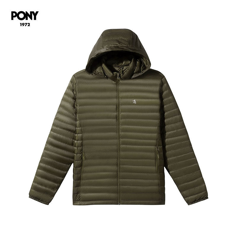 PONY1972 Autumn and winter new outdoor sports light and warm goose down down jacket 244M2OF20
