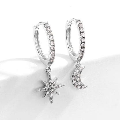 RAKOL designer creative small round hoop earrings for women, European and American fashionable simple geometric earrings, in stock wholesale