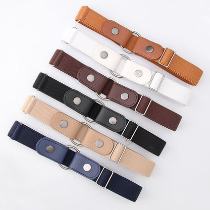 Custom men's and women's slacker belts elastic waist cinching invisible belt jeans women's insulin trouser belts free belts