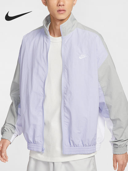Nike Official Genuine 2025 Summer Men's Sports Panelled Woven Jacket HQ6110-057